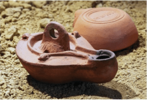 A close up of a bowl on a table Description automatically generated