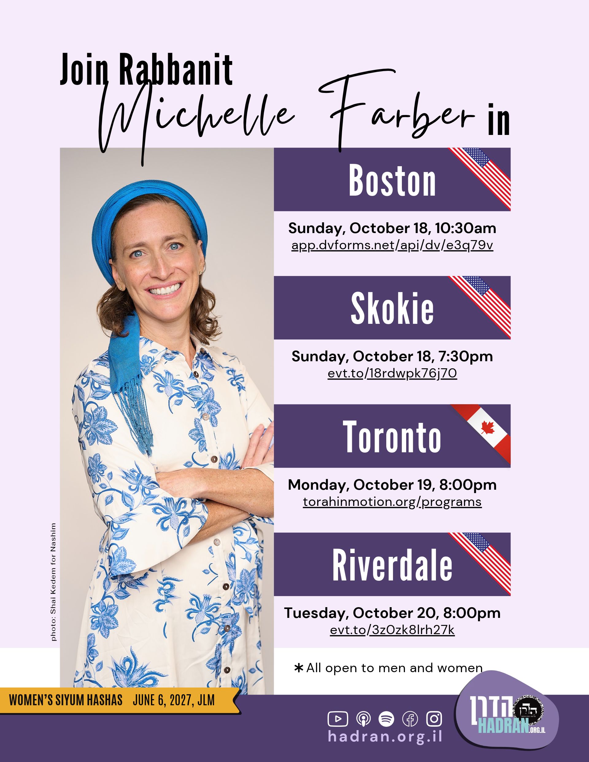 Michelle in USA, oct 2026